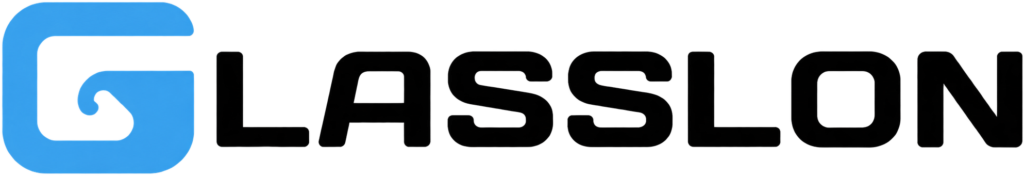 Glasslong Logo Blue G with Transparent BG